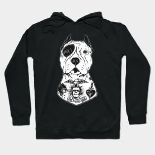 AMERICAN PITBULL TATTOOED Hoodie